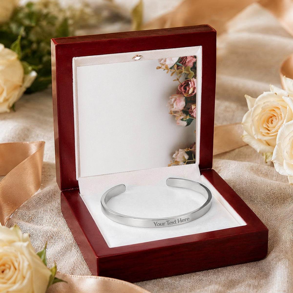 Custom Engraved Cuff Bracelet