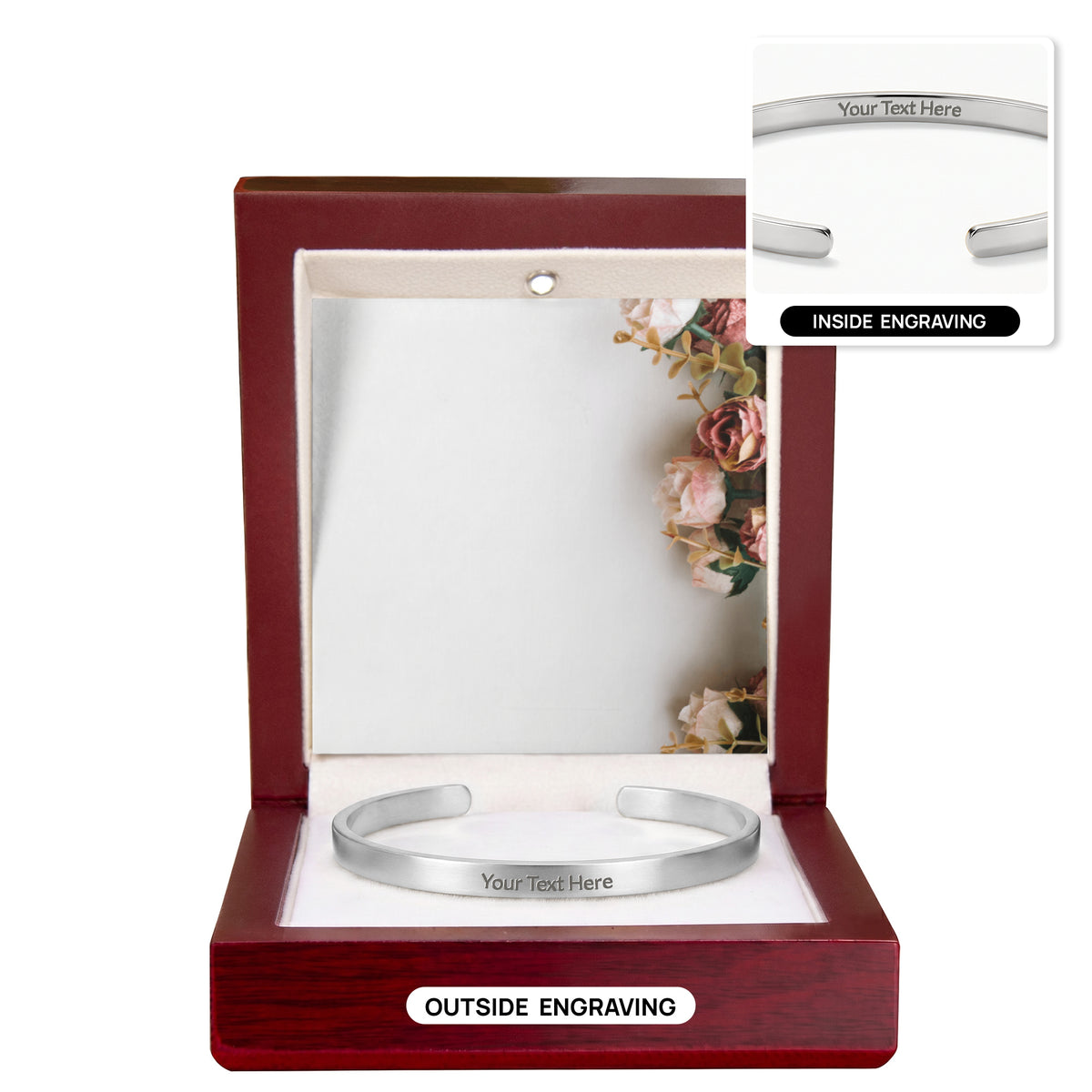 Custom Engraved Cuff Bracelet