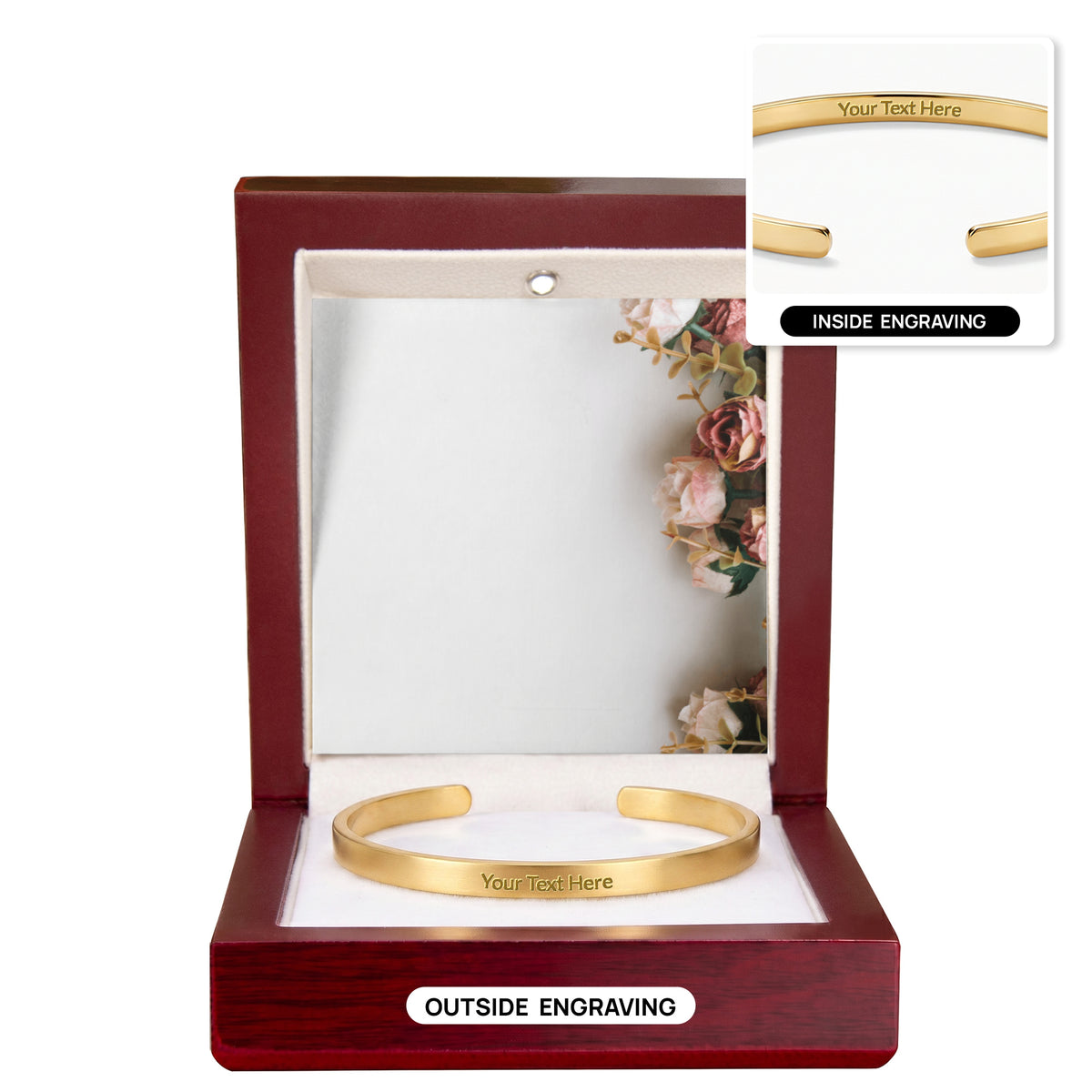 Custom Engraved Cuff Bracelet