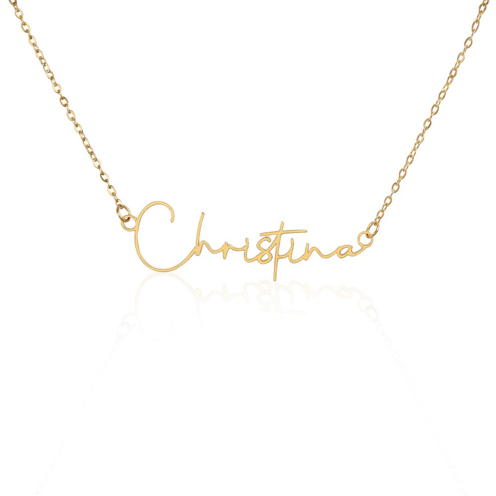 Custom Name Necklace - Modern font