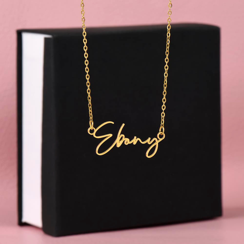 Custom Name Necklace - Modern font