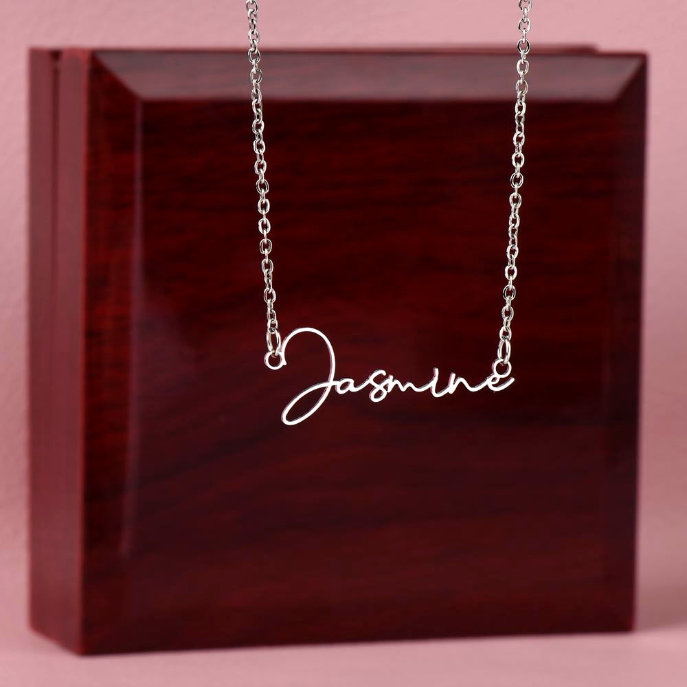 Custom Name Necklace - Modern font