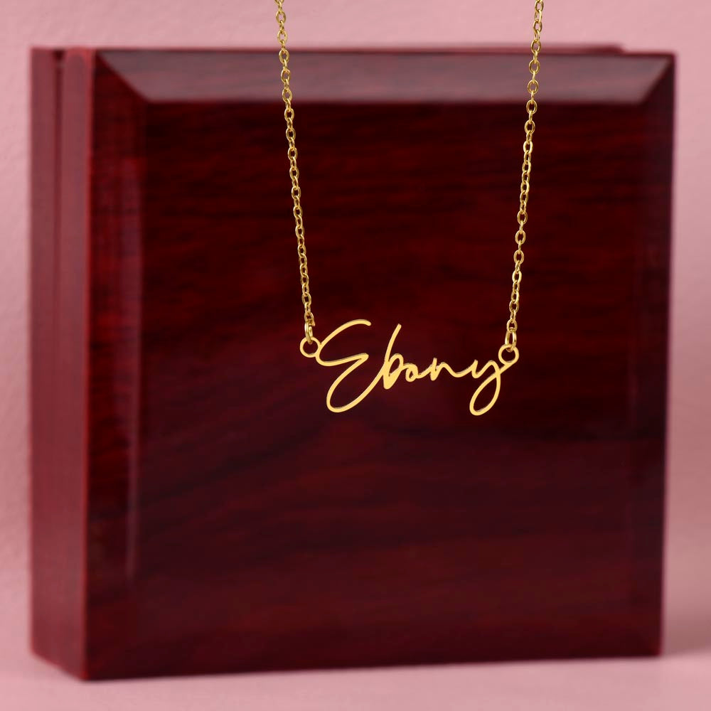 Custom Name Necklace - Modern font