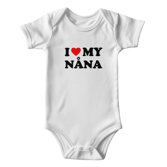 I (heart) My Nåna Baby Bodysuit